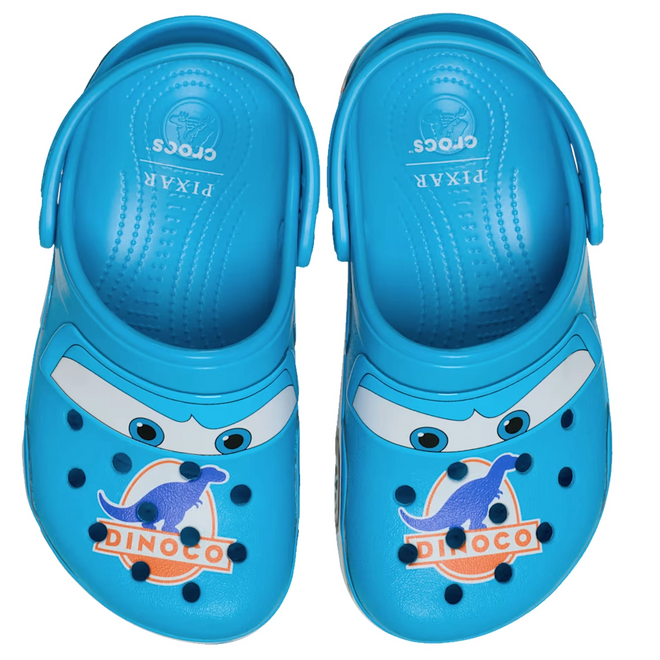 Crocs Kids Classic Clogs Lightning McQueen Dinoco Blue