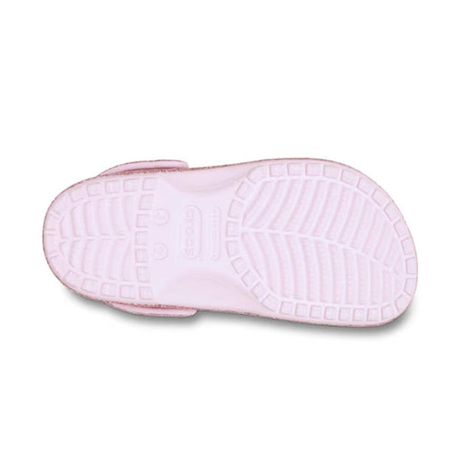 Crocs Toddlers - Pink Milk Classic Chunky  Glitter Clog Pink Milk”
