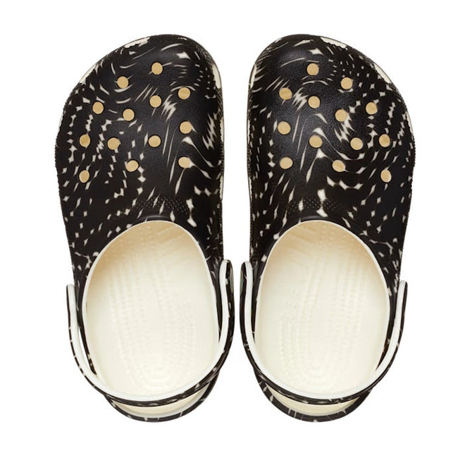 Crocs Kids - Youths Classic Glow Sport Wave Clog K Black Sandal