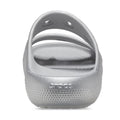 Crocs Metallic Silver Classic Sandal V2  Womens Clearance NOT RETURNABLE