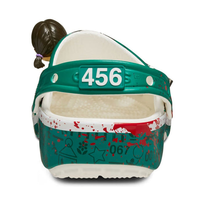 Crocs - Adults Squid Games Classic Clog Green  With Jibbitz