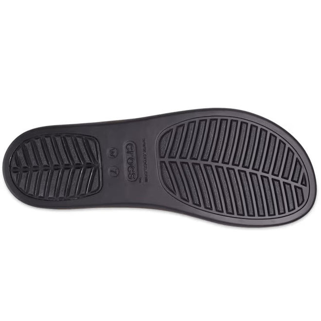 Crocs Brooklyn Animal Print Slide Platform  Black