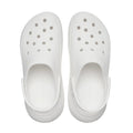Crocs Classic Crush Clog Adults White Platform CLEARANCE