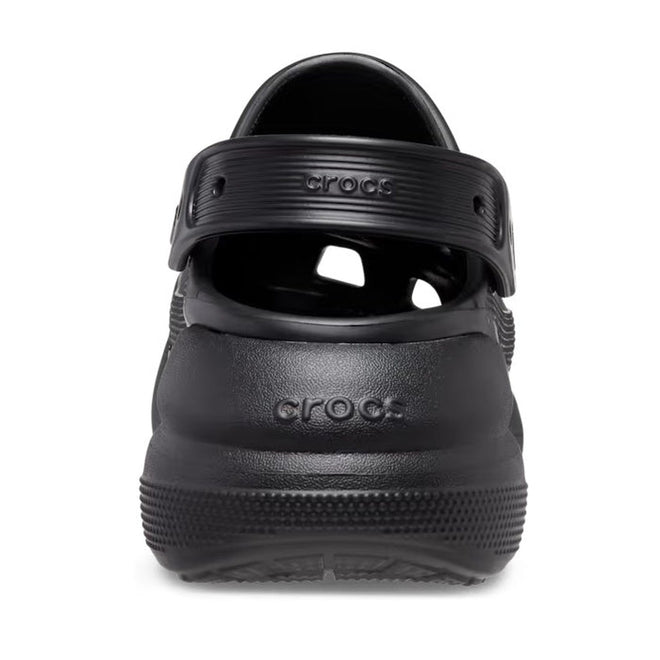 Crocs Classic Crush Clog Adults Black Platform Clearance