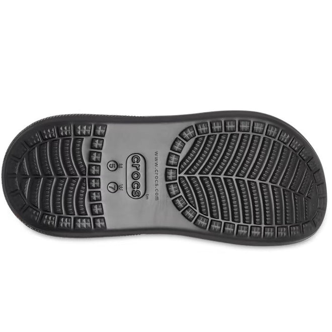 Crocs Classic Crush Clog Adults Black Platform Clearance