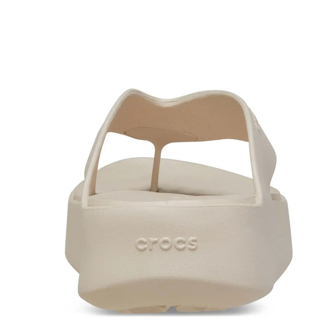 Crocs - Womens Getaway PLATFORM Flip Sandal Stucco Off White