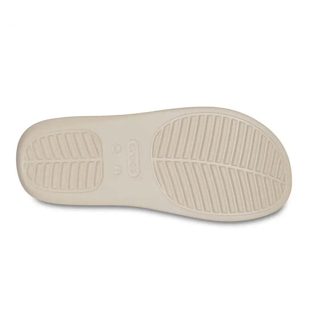 Crocs - Womens Getaway PLATFORM Flip Sandal Stucco Off White