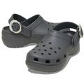 Crocs Classic Clog Platform Metal Buckle Carbon Grey