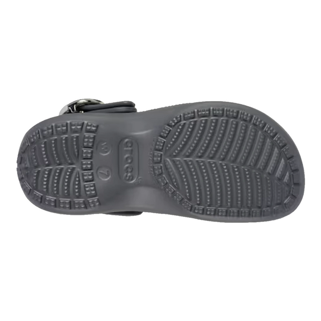 Crocs Classic Clog Platform Metal Buckle Carbon Grey
