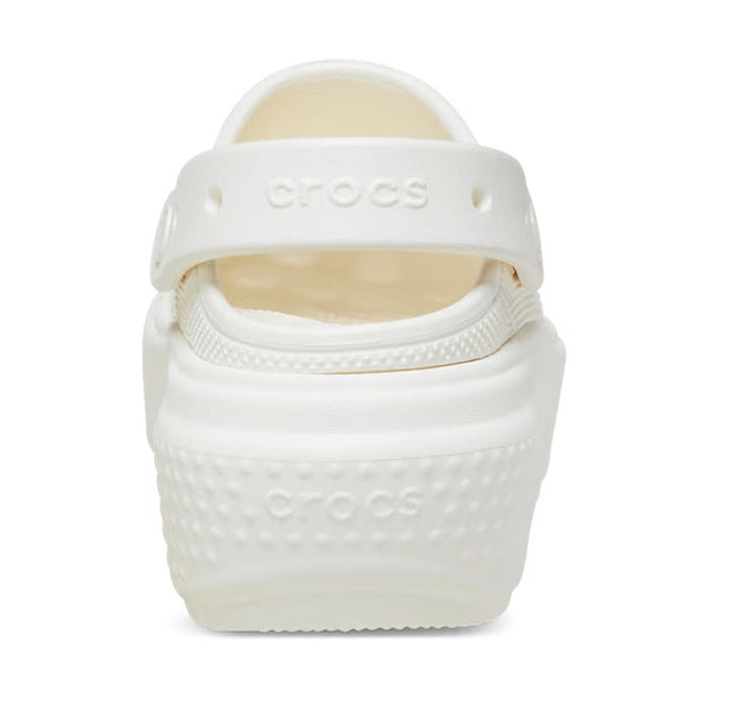 Crocs Stomp Classic Clog Adults Chalk Platform CLEARANCE