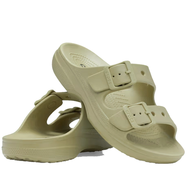 Crocs Womens Classic Saturday Sandal Slide Tac Green