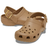 Crocs Womens Classic Metallic Buckle Clog Sepia Tan