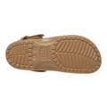 Crocs Womens Classic Metallic Buckle Clog Sepia Tan