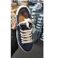 One Trick Pony Daze Navy Leather Trainer With Zip CLEARANCE
