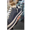 One Trick Pony Daze Navy Leather Trainer With Zip CLEARANCE