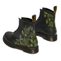 1460 Dr Martens Smooth EverGreen Leather 8 Up Boot Green Leaves Black Background