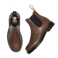 Dr Martens - 2976 YS Chelsea Boot Yellow Stitching Dark Khaki Legacy Brown