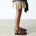 Dr Martens 3 Strap Blaire Sandal in Cashew Ambassador Leather Tan