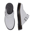 Dr Martens - Brookline Suede Mule Clog Sandal Mist Grey