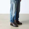 Person wearing blue jeans and brown brookline boots  on a plain background,
190665753257,
190665753264,
190665753288,
190665753295,
190665753301,
190665753325,
