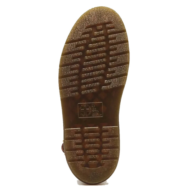 Dr Martens Clarissa II Desert Rodeo Quad Platform Sandal Dark Brown