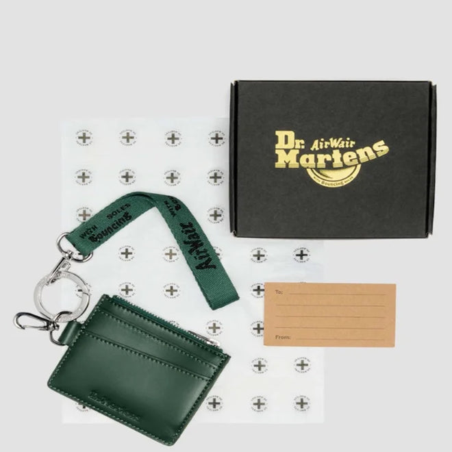 Dr Martens Card Holder  Keyring Green Kiev Leather Bag Charm