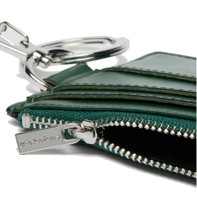Dr Martens Card Holder  Keyring Green Kiev Leather Bag Charm