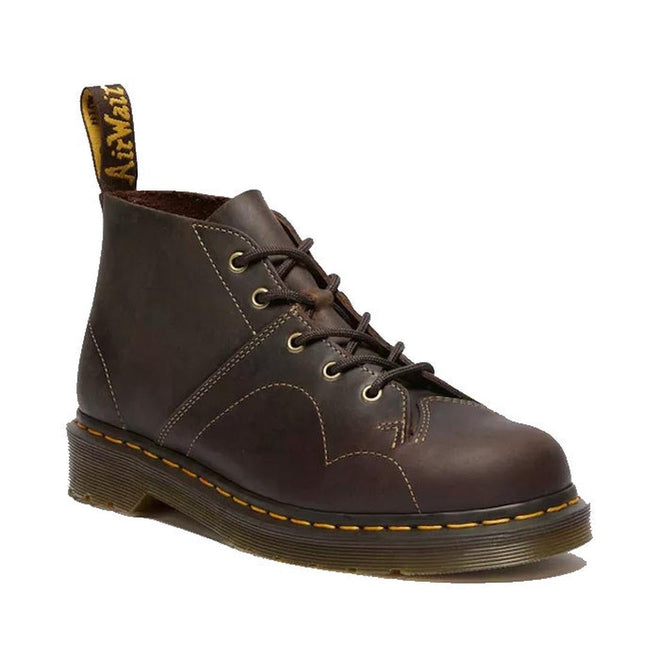 Dr Martens Church Monkey Boot Crazy Horse Dark Brown