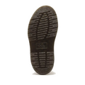 Bottom view of the dark, thick, treaded platform sole of a Dr Martens Clarissa II Quad Platform Sandal Black.
