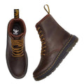 Dr Martens Crewson Classic Leather Everyday Boots Crazy Horse Brown