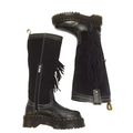 Dr Martens Desert Rodeo Fringe Hi Pull On Boot Black