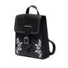 Dr Martens Mini Genix Nappa Solar Flare Leather Backpack Black
