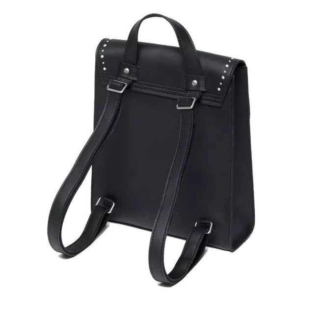 Dr Martens Mini Genix Nappa Solar Flare Leather Backpack Black