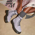 Dr Martens Jadon III Lavender Frost Buttersoft Leather Boot