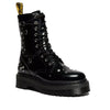 Dr Martens Jadon Hi  HDW Hardware Buttero Platform Black Boots