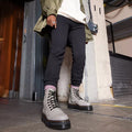 Dr Martens Jadon III Pisa Zinc Grey Leather Boot