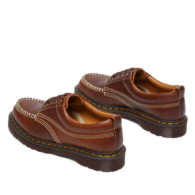 Dr Martens Lowell Moc Toe Tan Buttersotch Orleans Leather Shoe