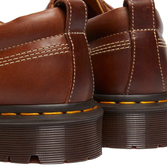 Dr Martens Lowell Moc Toe Tan Buttersotch Orleans Leather Shoe