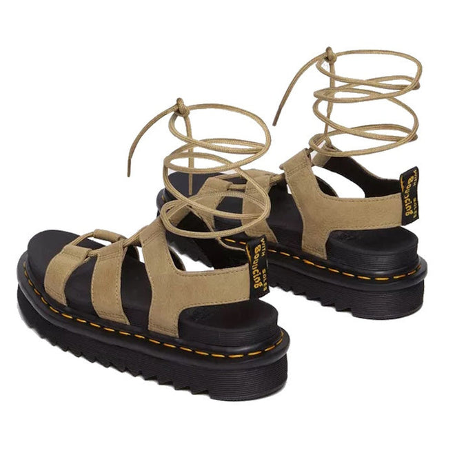 Dr Martens Nartilla Gladiator Sandal Savannah Tan Tumble Clearance