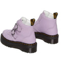 Dr Martens Devon 2 Strap Flower Buckle Lilac Quad Boot