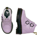 Dr Martens Devon 2 Strap Flower Buckle Lilac Quad Boot