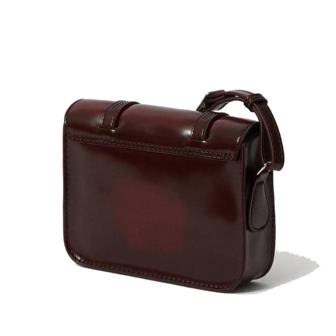 Dr Martens 7 Inch Satchel Vegan Cherry Red Oxford Brush