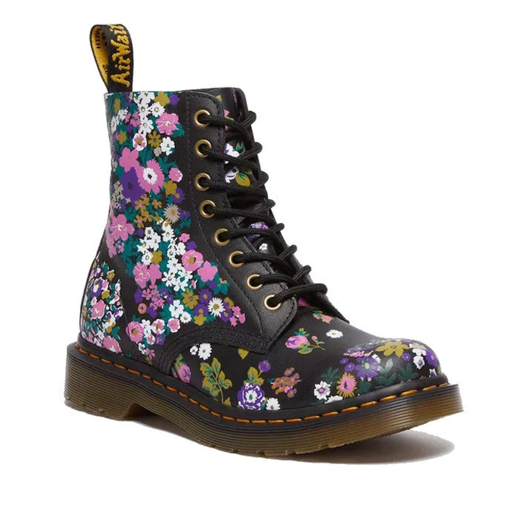 Floral Bloom Dr Martens Canvas Floral Boots Floral Doc Martens