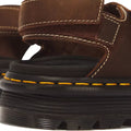 Dr Martens Zebzag Crazy Horse Brown 2 Strap Sandal