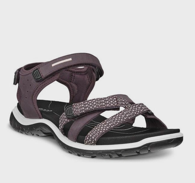 Ecco Womens Offroad Roam Raisin Purple Active Sandal