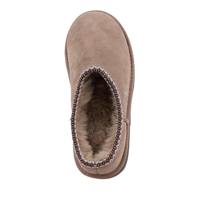 EMU Women's Outback Sharky Scuff Slipper Mushroom Beige Sheepskin