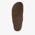 Brown sole of a shoe with 'EMU Australia'  Amber SCuff Espresso branding on a light gray background.,
9330071982563,
9330071982570,
9330071982587,, 9330071982563, 9330071982570, 9330071982587, 46582, 46583