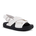 Emu Faye Coconut Leather Sandal w/Back Strap