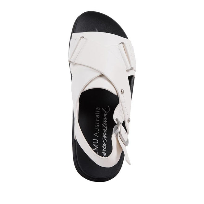 Emu Faye Coconut Leather Sandal w/Back Strap