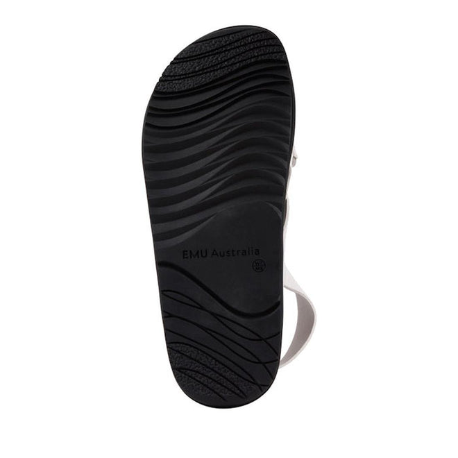 Emu Faye Coconut Leather Sandal w/Back Strap